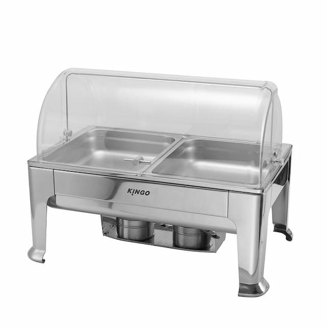 Мармит 8,3 л 1/1x65 нерж. с откидной Roll-top крышкой поликарбонат KINGO-HOTEL J2502 (81240642)