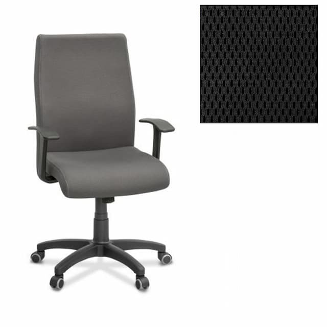Офисное кресло для персонала Юнитекс Like ткань TW черная