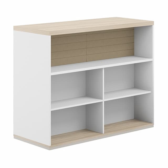 Стеллаж-комбо 1638 двухсторонний Norden Allegro AG.256.302.666.BG с топом и экраном тканевым высоким