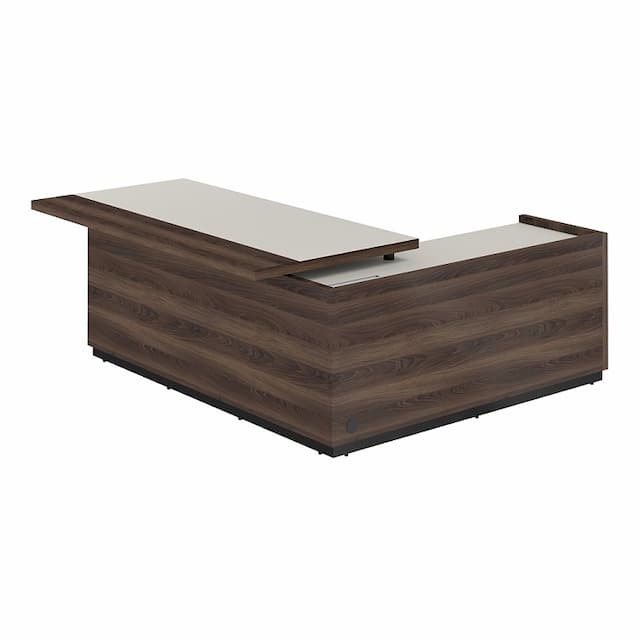 Стол для руководителя с комбинированной столешницей, левый Norden REEF RF.105L.PGDA.DA 2050х1850х750 мм