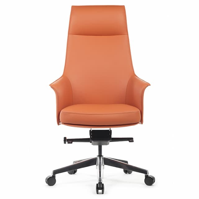 Кресло RV DESIGN Rosso А1918 Оранжевый (3A ND9713) натуральная кожа