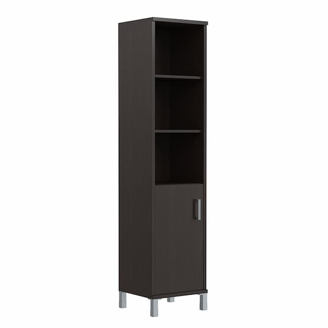 Шкаф-колонка высокая с глухой малой дверью Skyland B 431.2(L) венге магия 475х450х2054 BORN